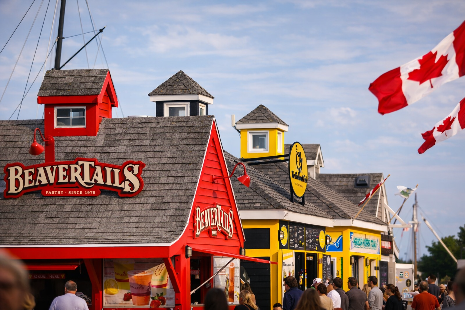 Boardwalk kiosks